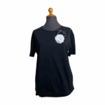 Μπλούζα μαύρη με λουλούδια