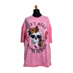 Μπλούζα ροζ με στάμπα