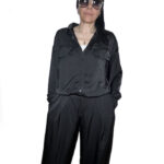 Set Πουκάμισο Σατινέ με Λάστιχο