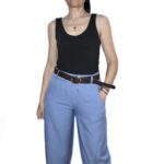 Παντελόνι Barrel με Ζώνη