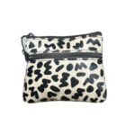 Μικρό δερμάτινο πορτοφόλι με Animal-print