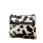 Μικρό δερμάτινο πορτοφόλι με Animal print