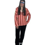 Lurex V-Neck Top